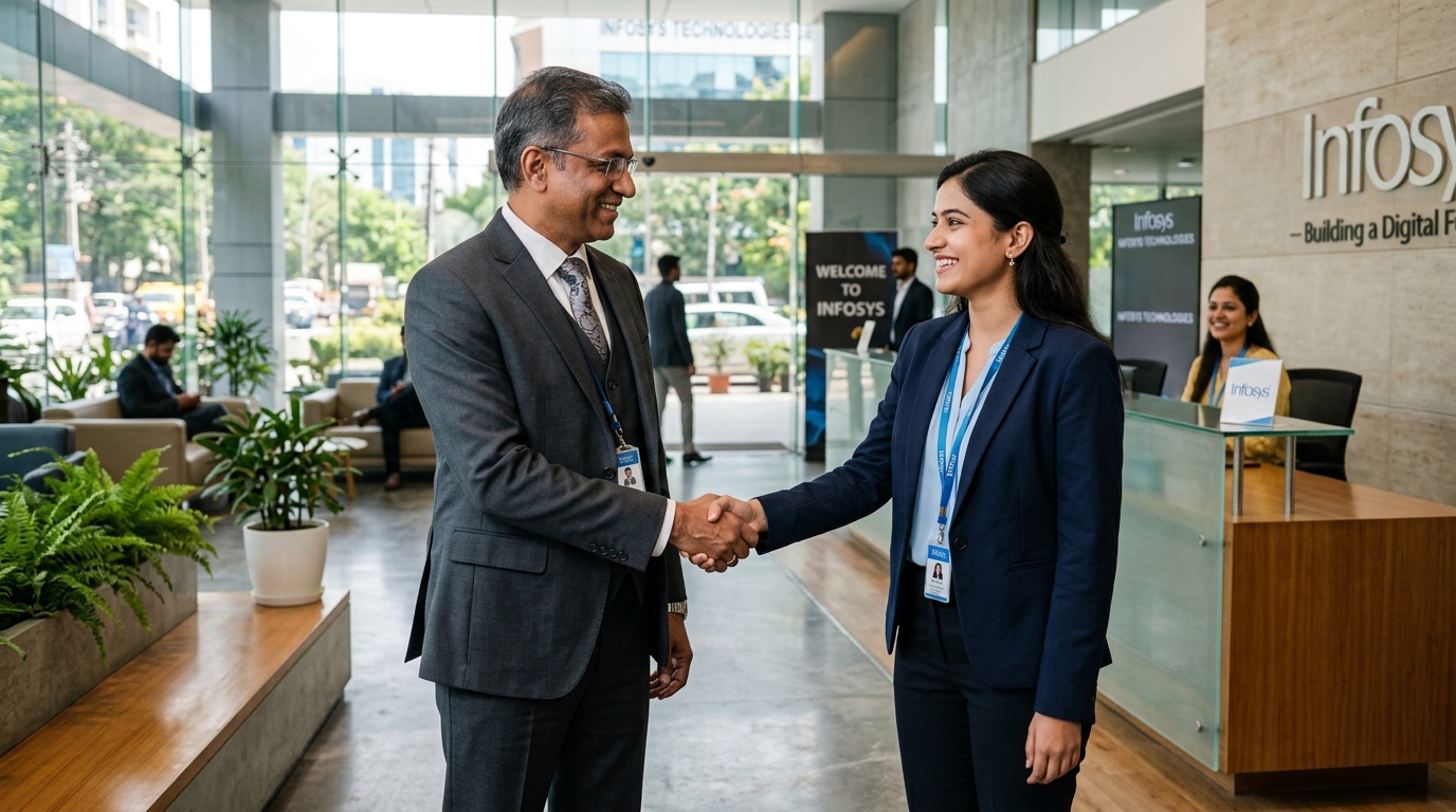 Handshake after job offer